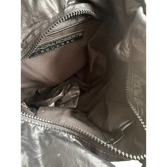 SONDRA ROBERTS Black Puffer Shoulder Tote Bag - Picture 9 of 10